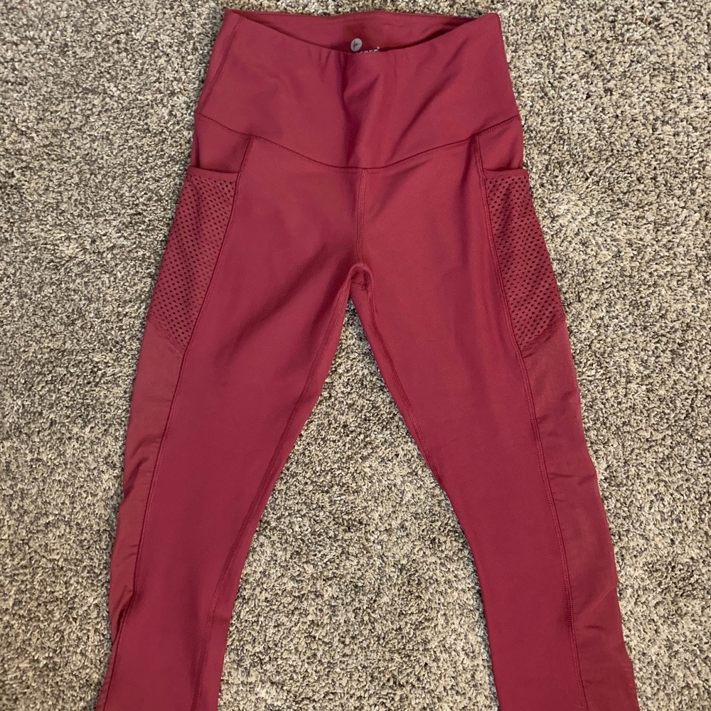 Leggings with Pockets and Mesh sides